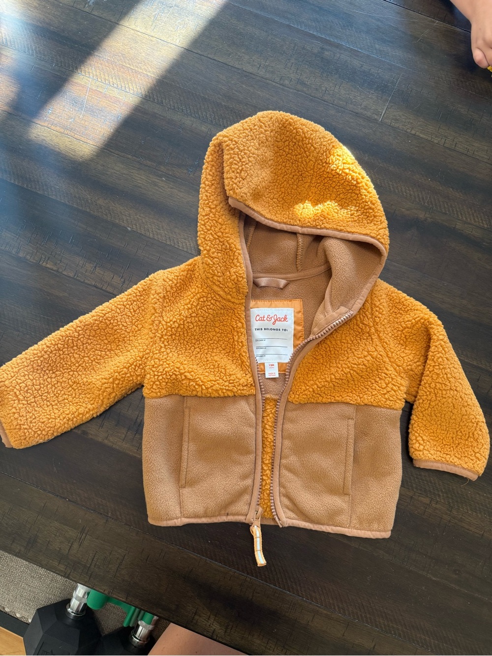 Cat & Jack Two-Tone Sherpa Jacket